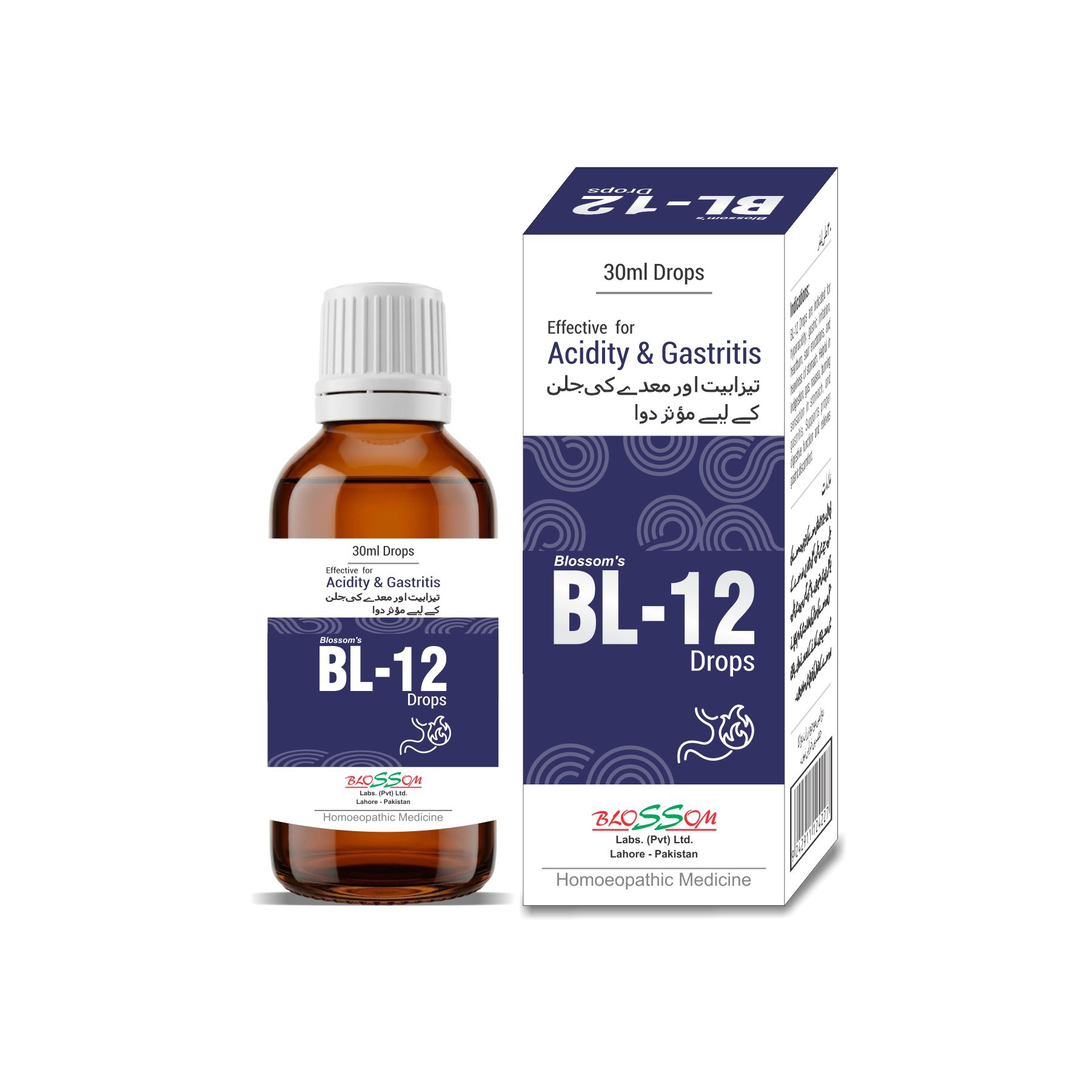 BL-12 Drops for Hyperacidity & Gastritis-Blossomlabs