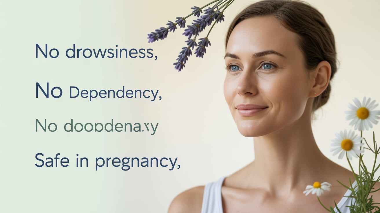 Homeopathic anxiety relief: no drowsiness, no dependency, no sexual side-effects. Safe in pregnancy, for children, and with other medications. Clear mind, steady natural calm vs prescription drugs. Real patient results.