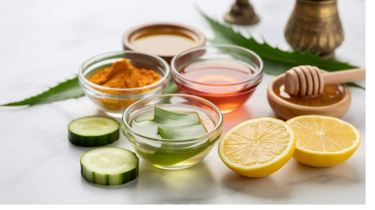 Natural remedy for hyperpigmentation in Pakistan using aloe vera, turmeric, lemon and other natural skincare ingredients