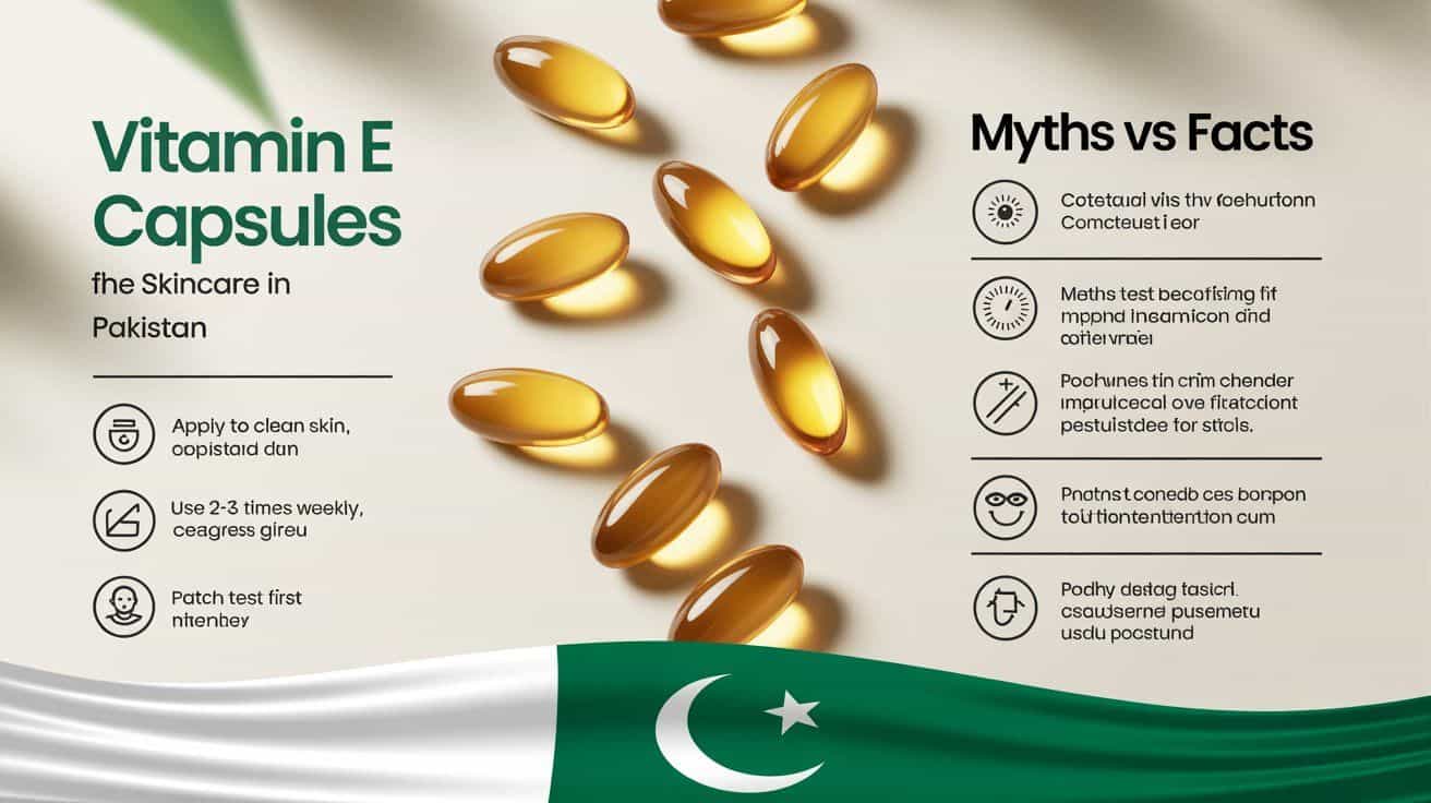 Vitamin E capsules for skin in Pakistan skincare supplement